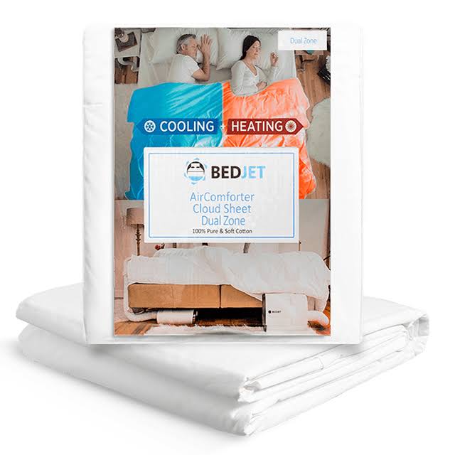 BedJet Bedding | BedJet Cloud Sheet Queen Single Zone Cloud | Color: White | Size: Queen | Kismetcloset_'s Closet